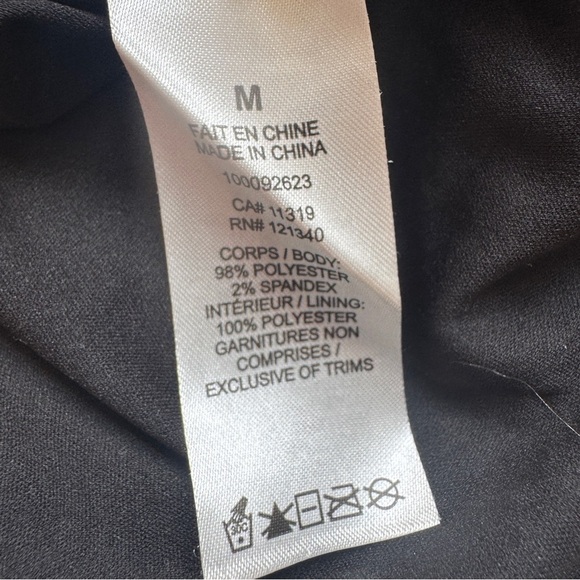 Dynamite Alana Embroidered Midi Skirt Black Burnout Floral Lined Pencil Sz M - Picture 6 of 12